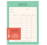 kid invoice pad