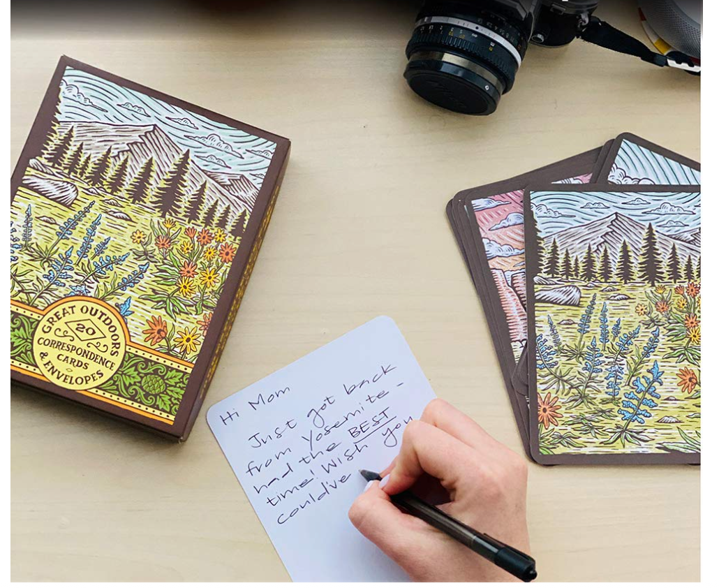 great outdoors correspondence cards
