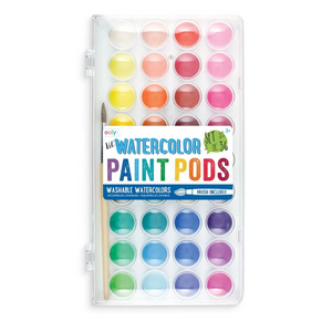 watercolor paint pods