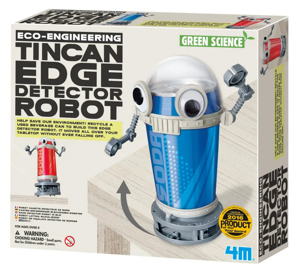 Tin Can Edge Detector Robot - DIY STEM Kit