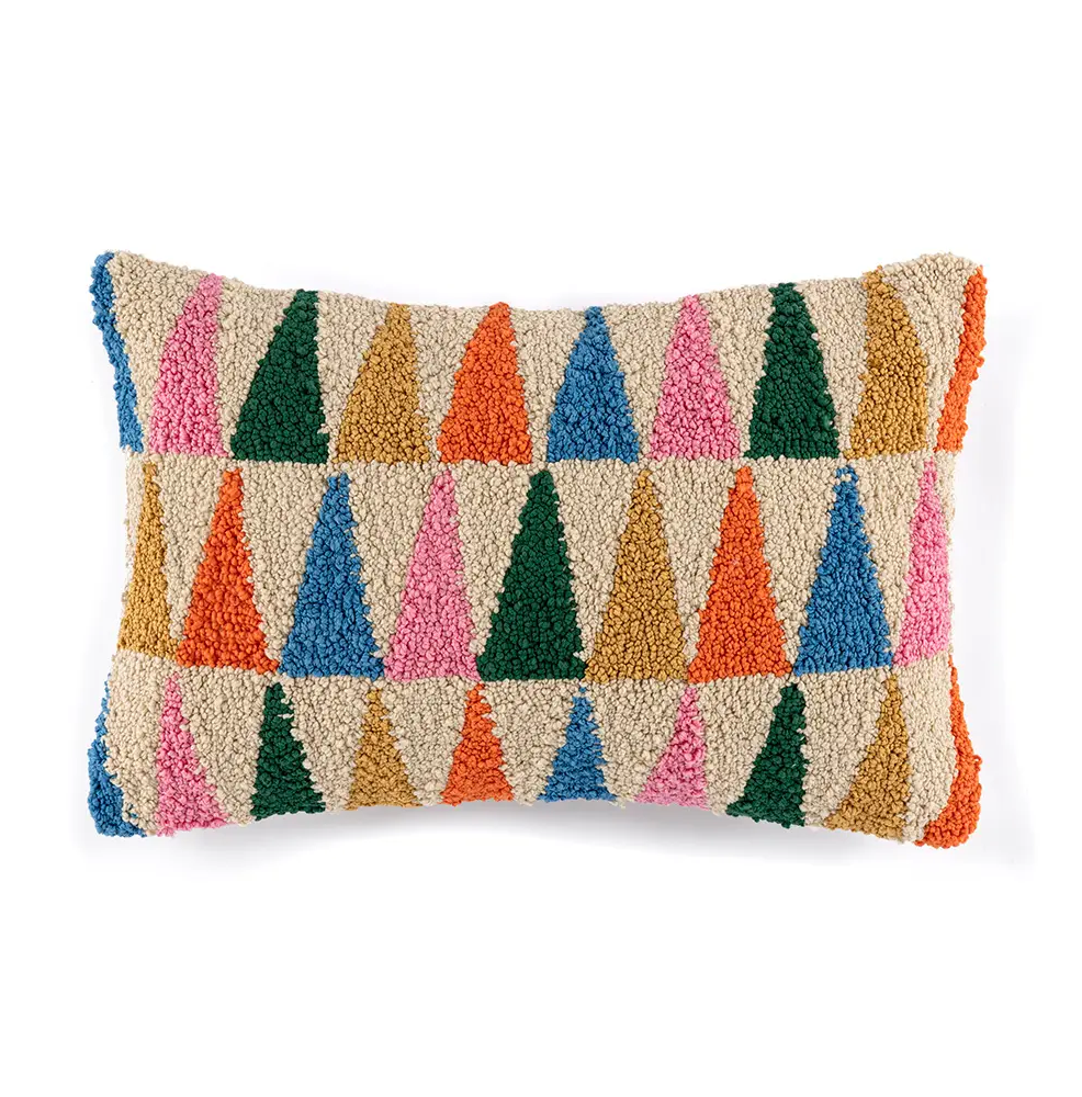 trees of color pillow