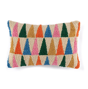trees of color pillow