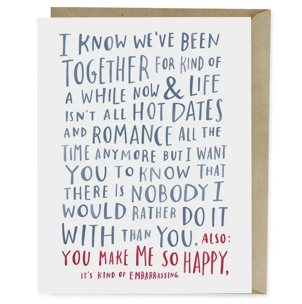 Awkward Love Anniversary Card