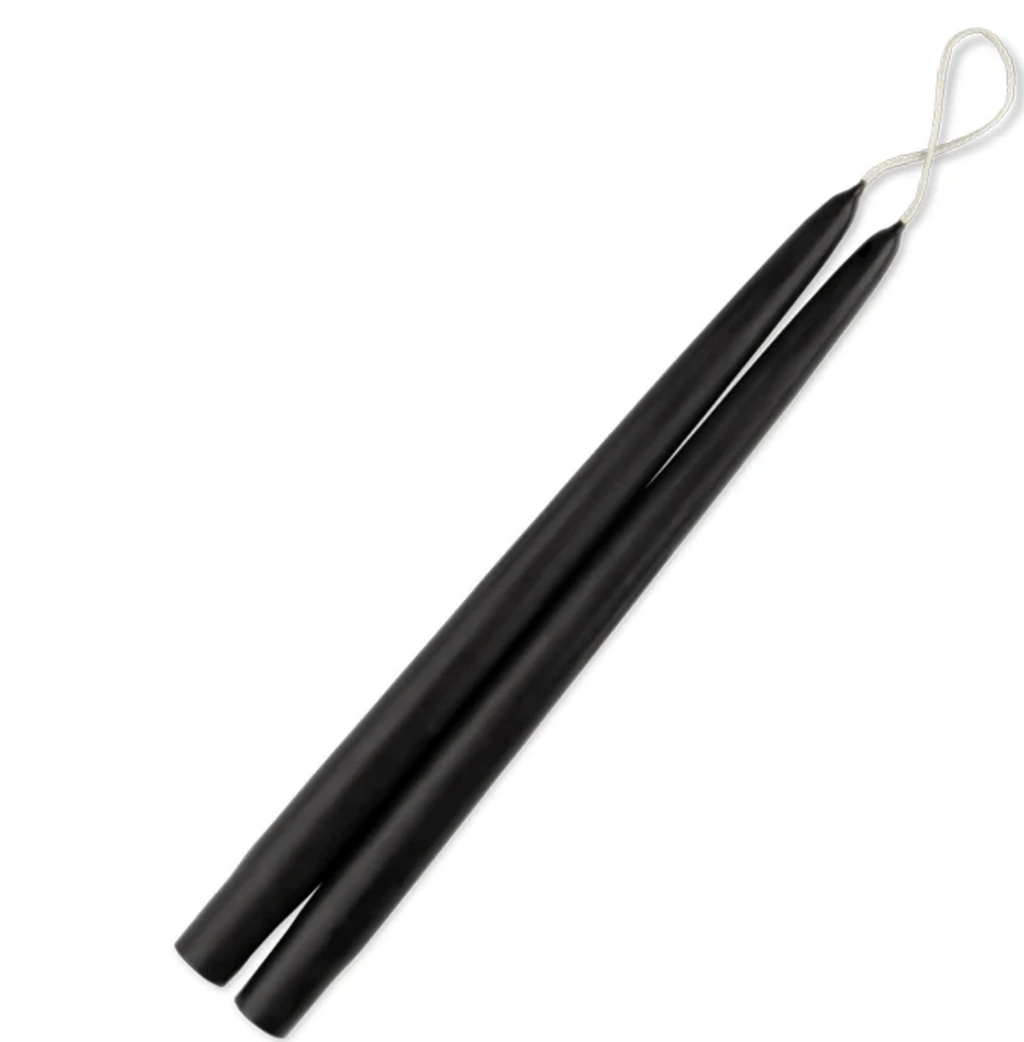 black Candles 12" - 1 Pair