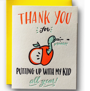thanks for putting up : greeting card