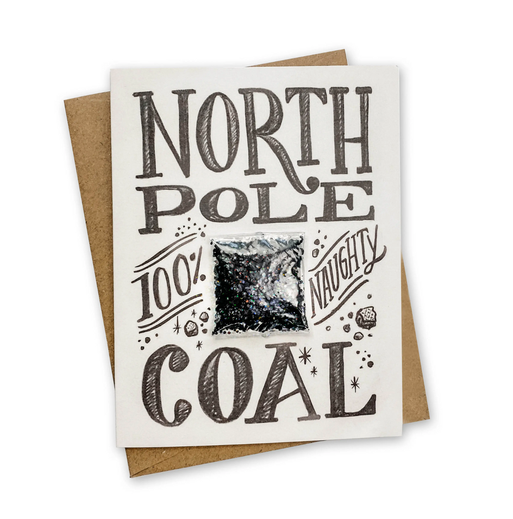 North Pole Coal Holiday Card