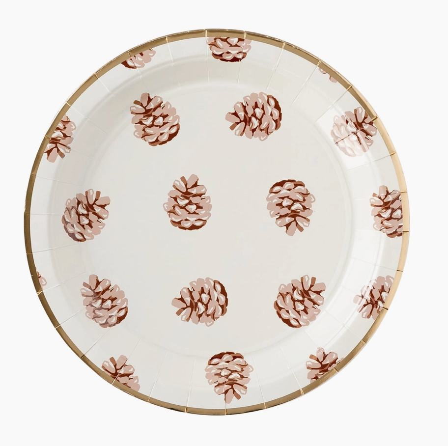 pine cone plate