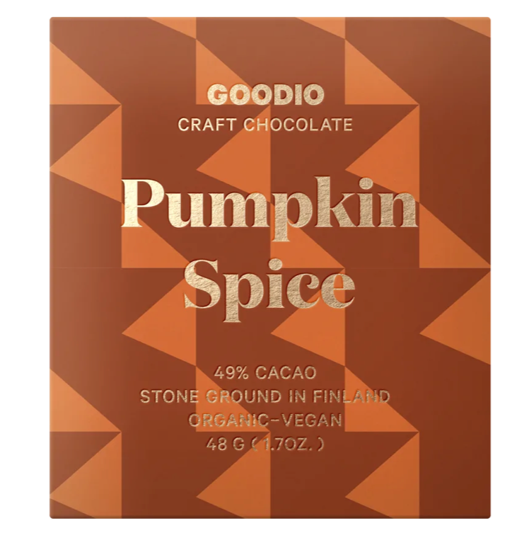 pumpkin spice: Goodio Chocolate Bar