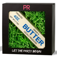 Butter Stick Glass Ornament