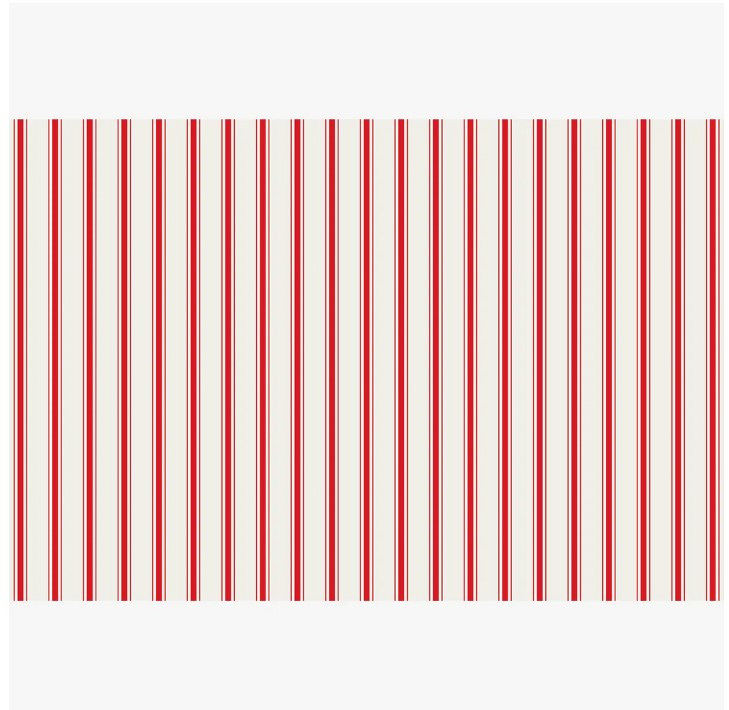 ribbon red stripe place mats