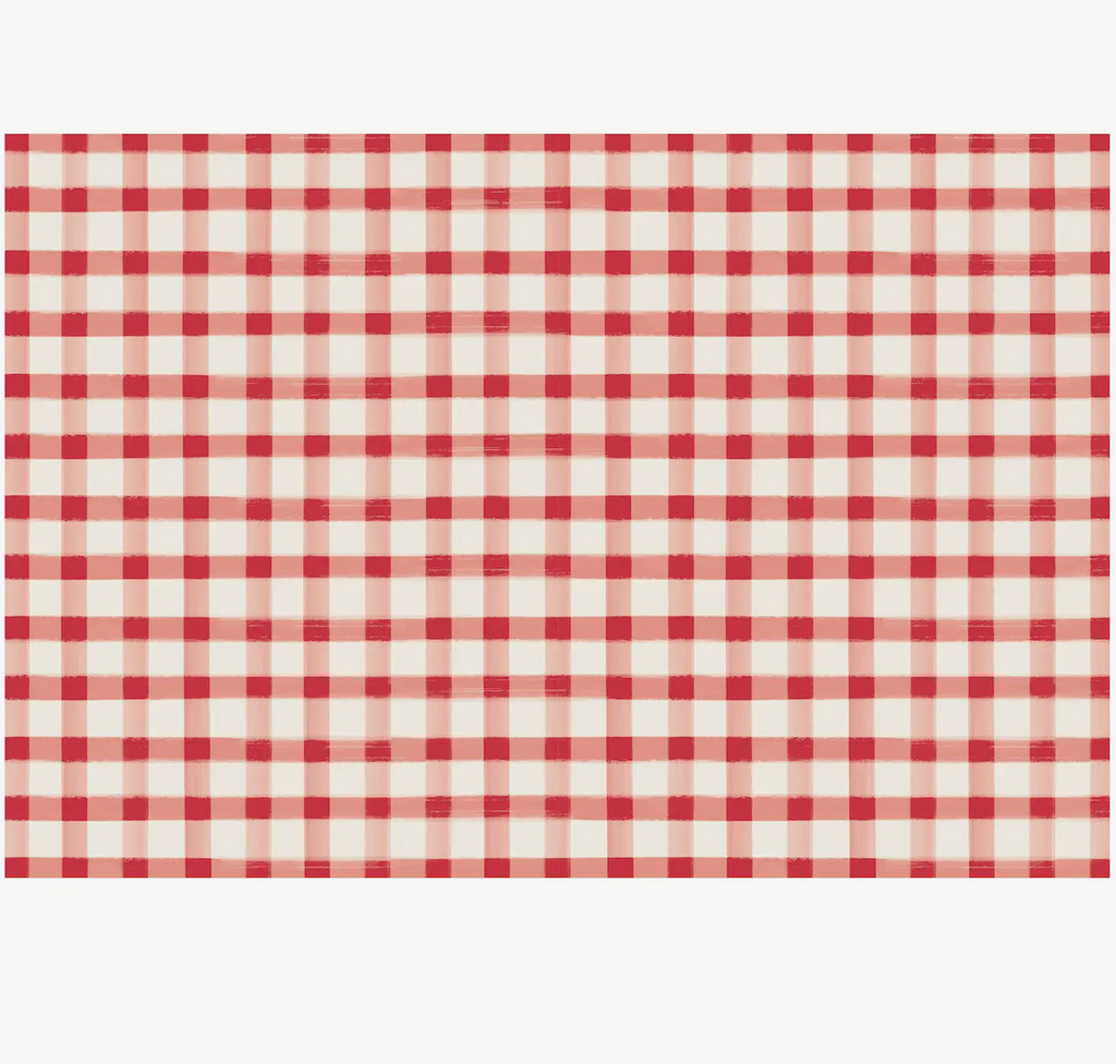 red check place mats