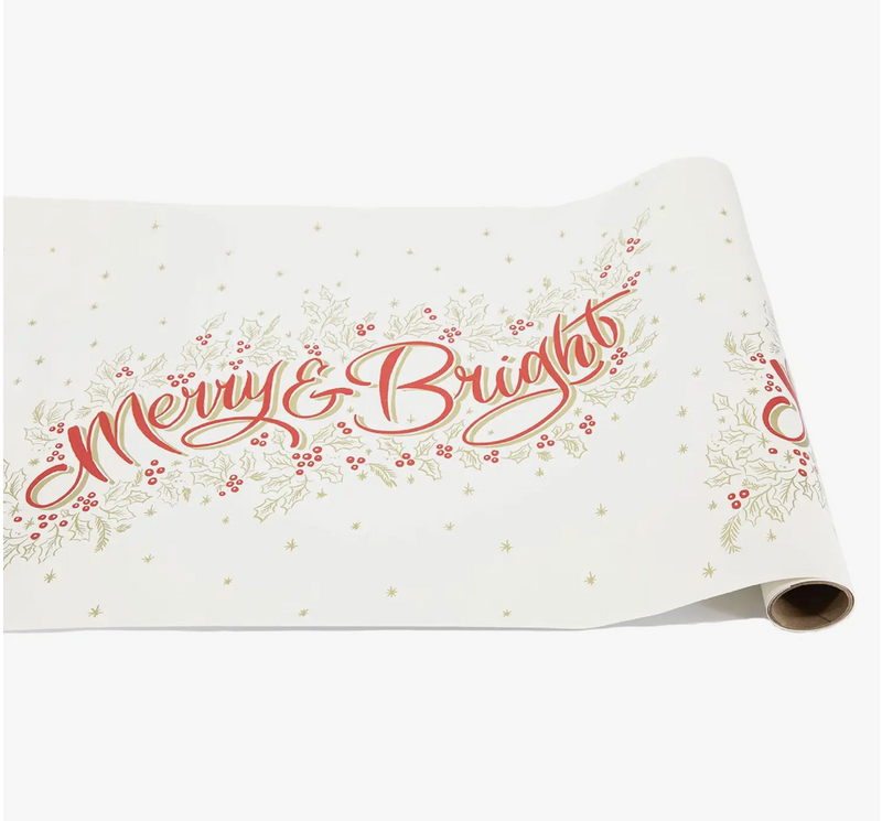 merry + bright: paper table runner