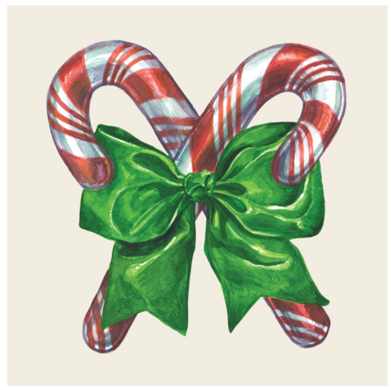 Candy Cane napkin