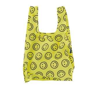 yellow happy : BAGGU bag