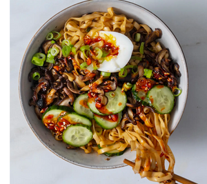 spicy soy noodles