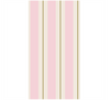 pink stripe guest napkin