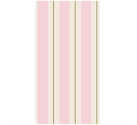 pink stripe guest napkin