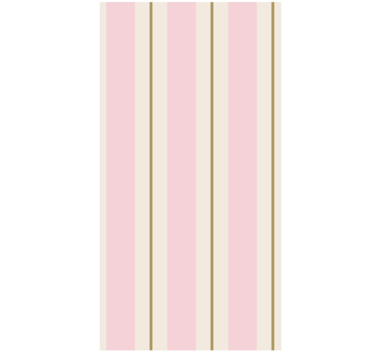 pink stripe guest napkin