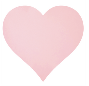 Pink Heart Die cut Placemat Sheets Placemat