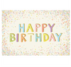 happy birthday: paper placemats