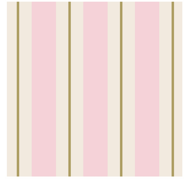 pink stripe cocktail napkin