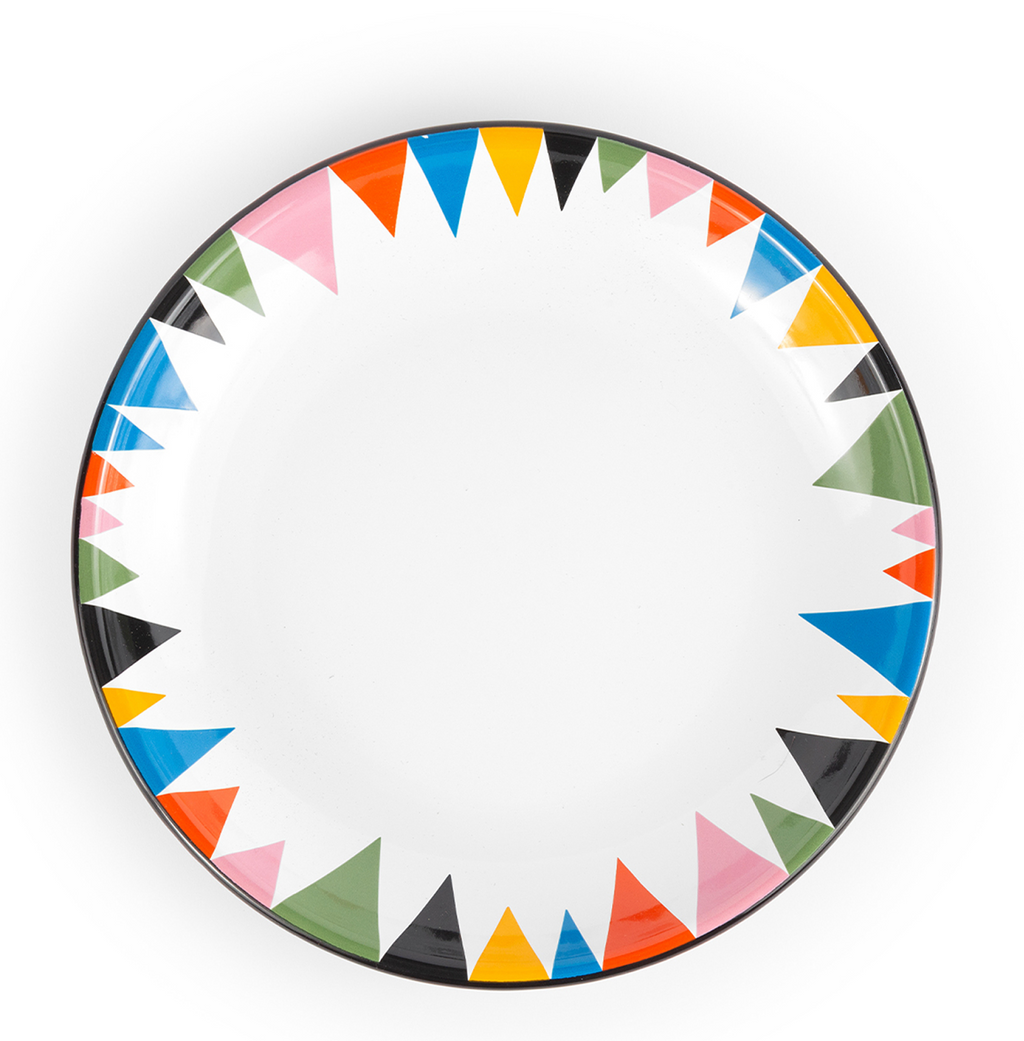 Dinner Plate: triangle Coupe