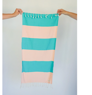 Malibu:Hand Towel Wide Stripe Turkish