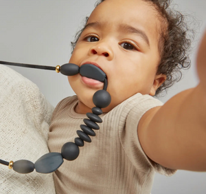 Charcoal Signature Teething Necklace