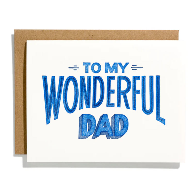 wonderful dad card