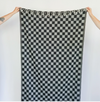 black check Turkish Towel  (2 sizes)