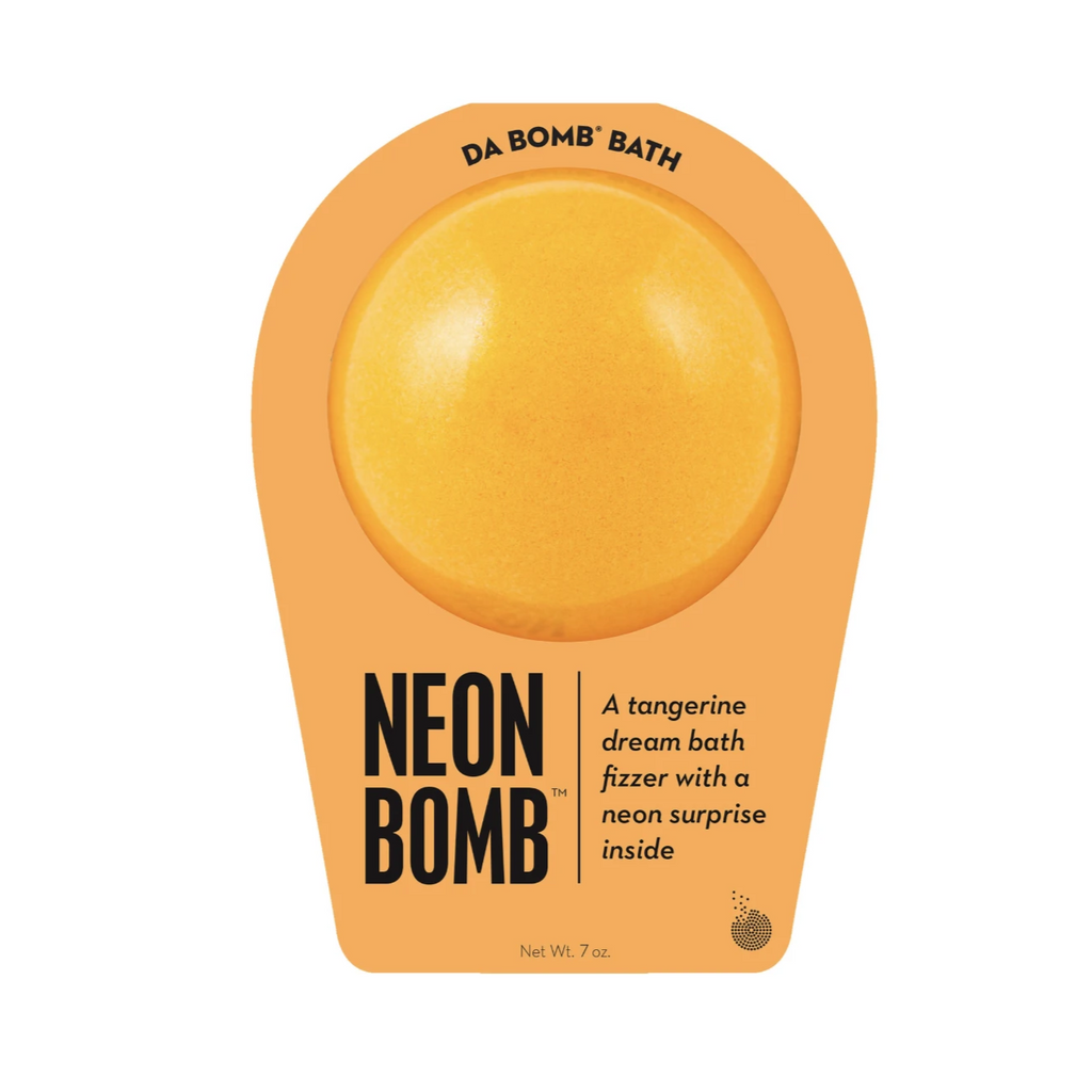 Neon Orange Bomb Bath Fizzers - daBomb
