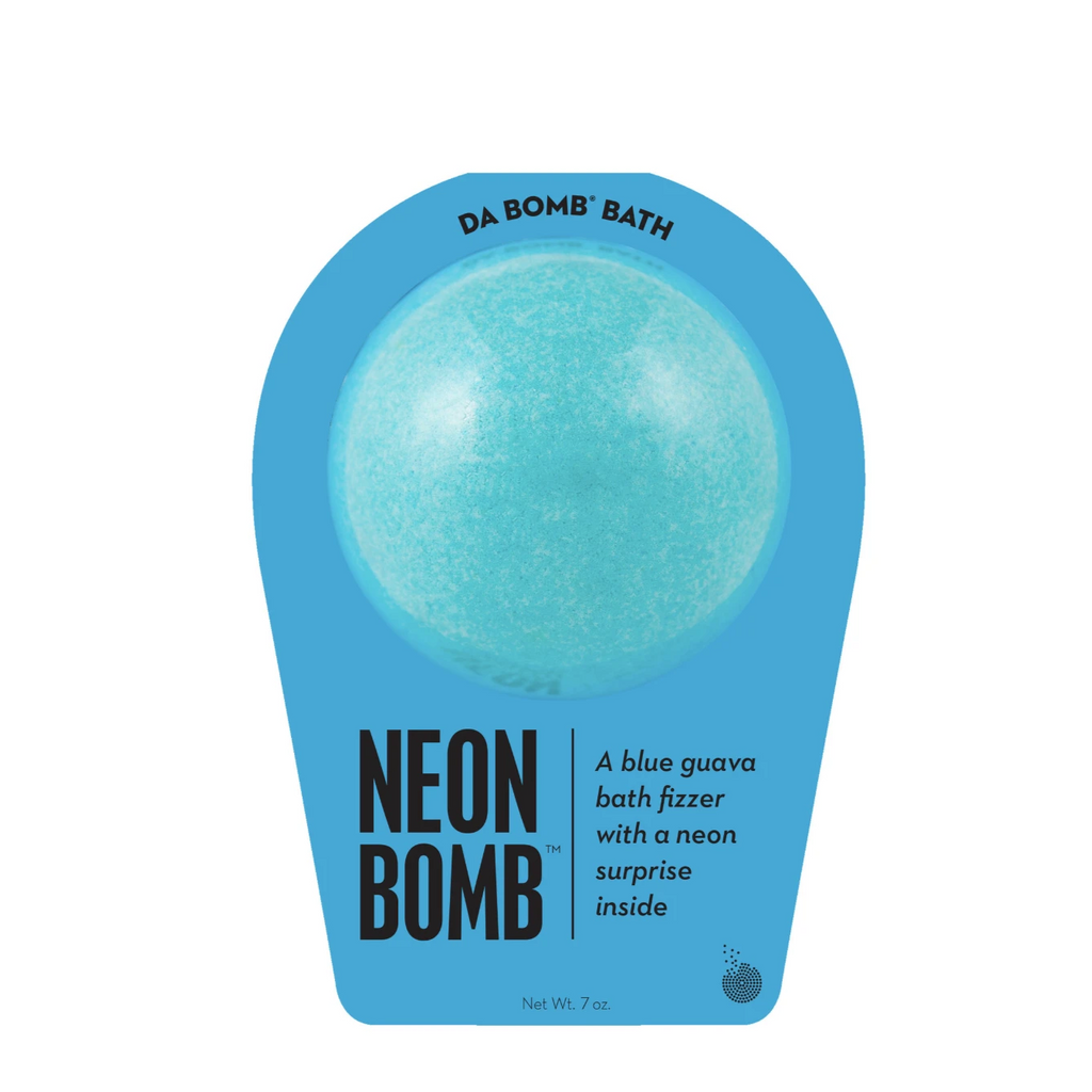 Neon Blue Bomb Bath Fizzers - daBomb