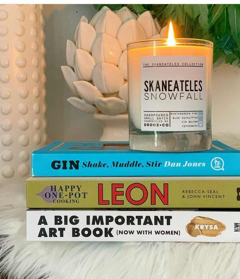 Snowfall {Skaneateles Collection} DROOZ candle No.1