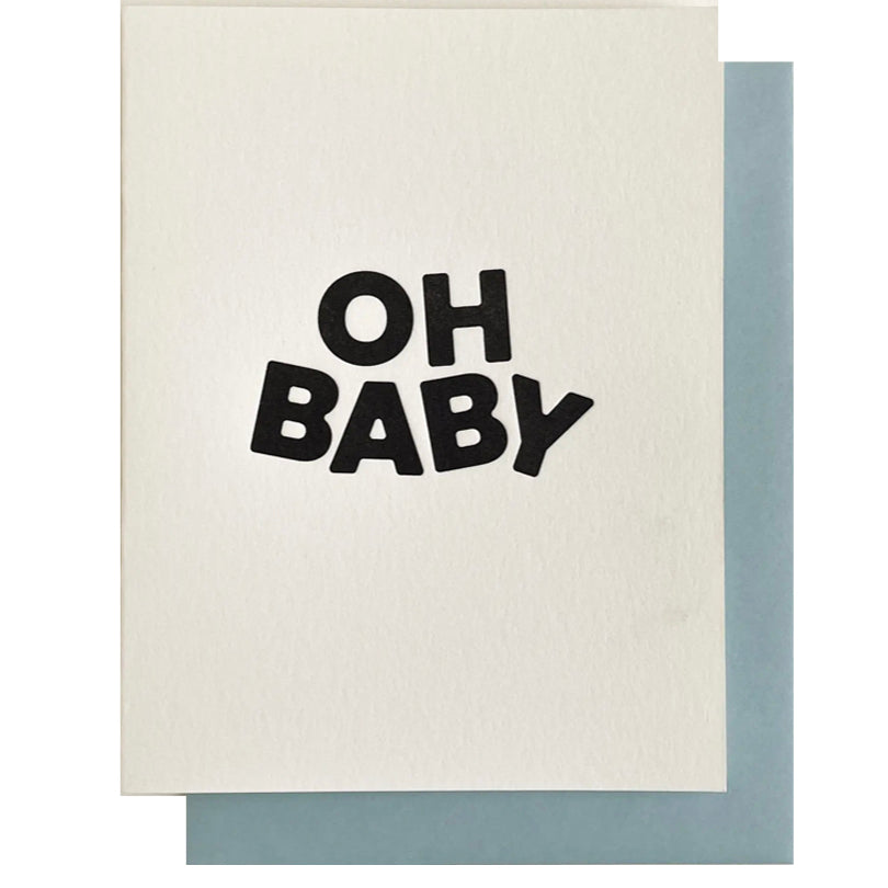 blue: oh baby card