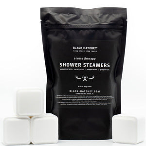 shower steamer: black hatchet