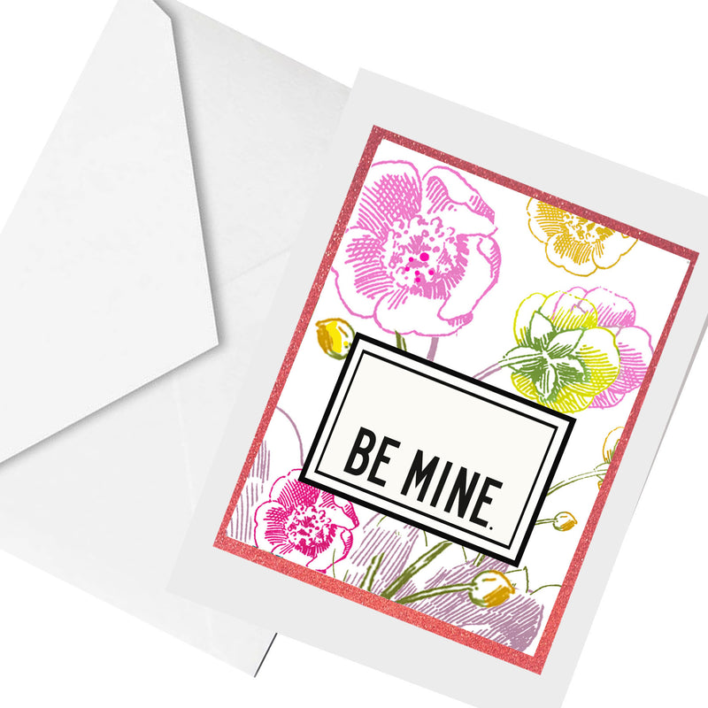 BE mine valentine... greeting card