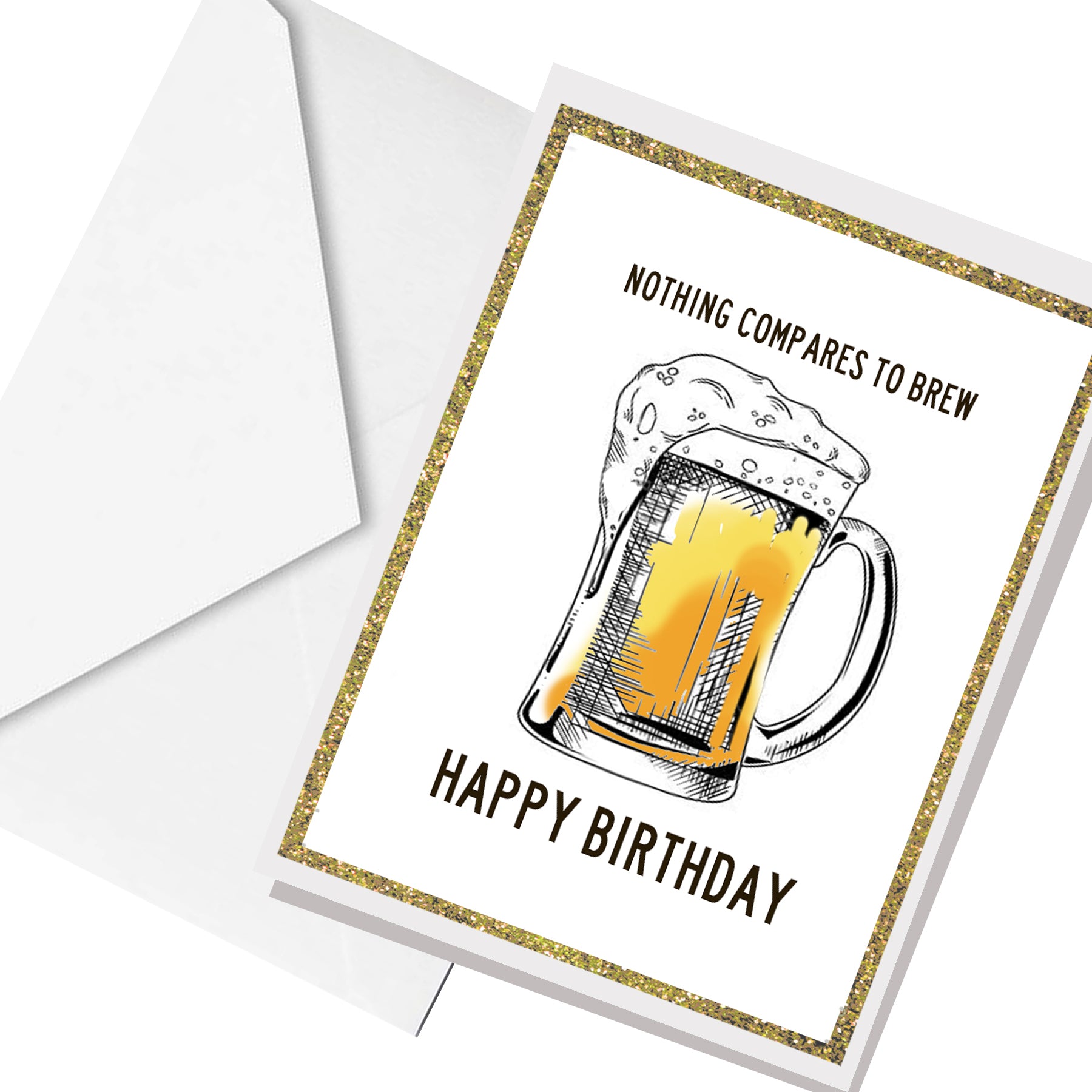 brew for your BDAY ... greeting card