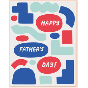 Shapes Fathers Day Card