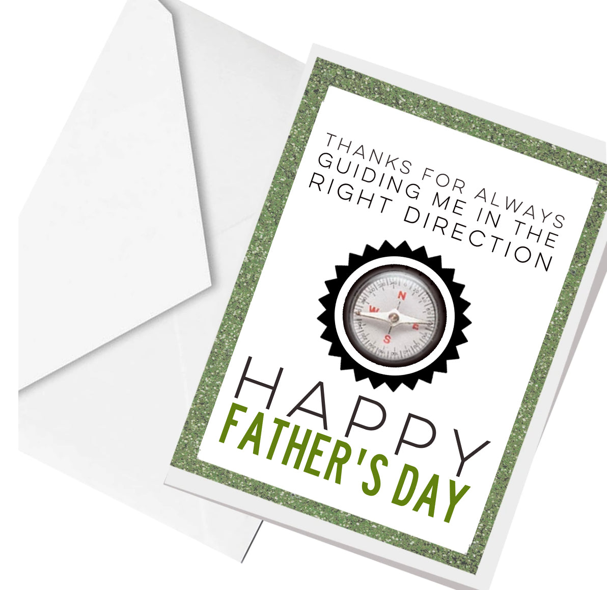 Father's Days "Guiding Me in the Right Direction" ... greeting card