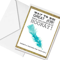 feather in your cap ... greeting card
