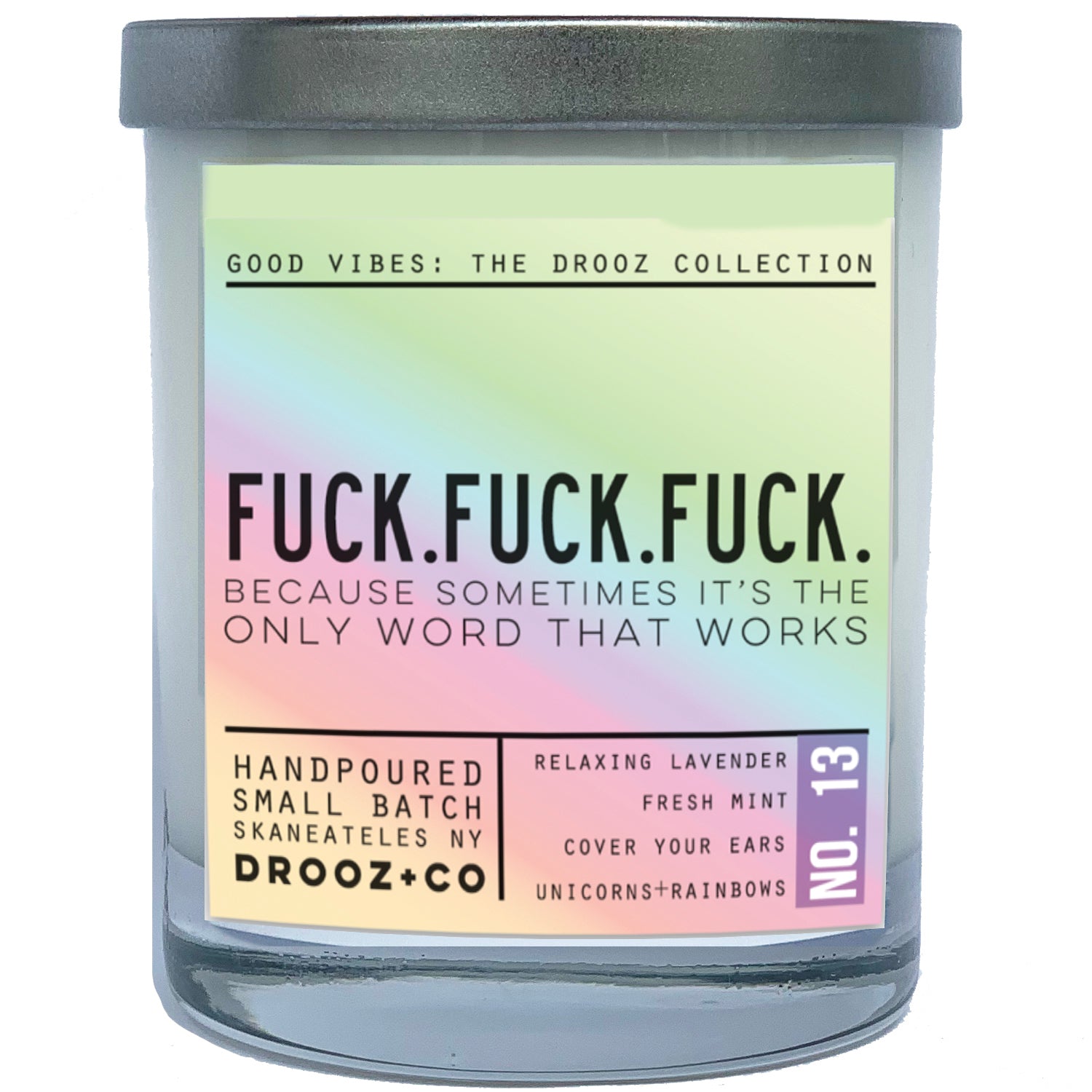 FUCK.FUCK FUCK : {GOOD VIBES collection} DROOZ Candle No.13