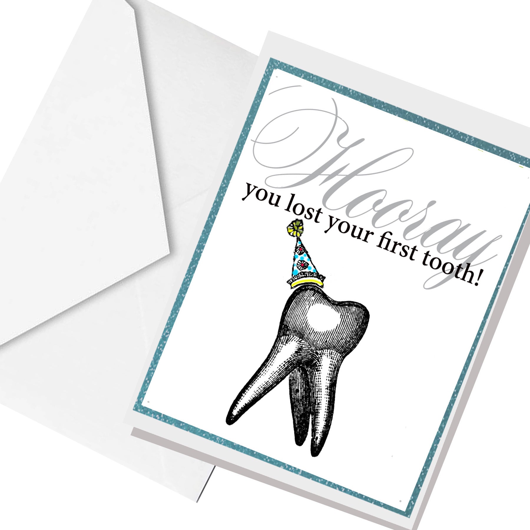 first tooth.. greeting card