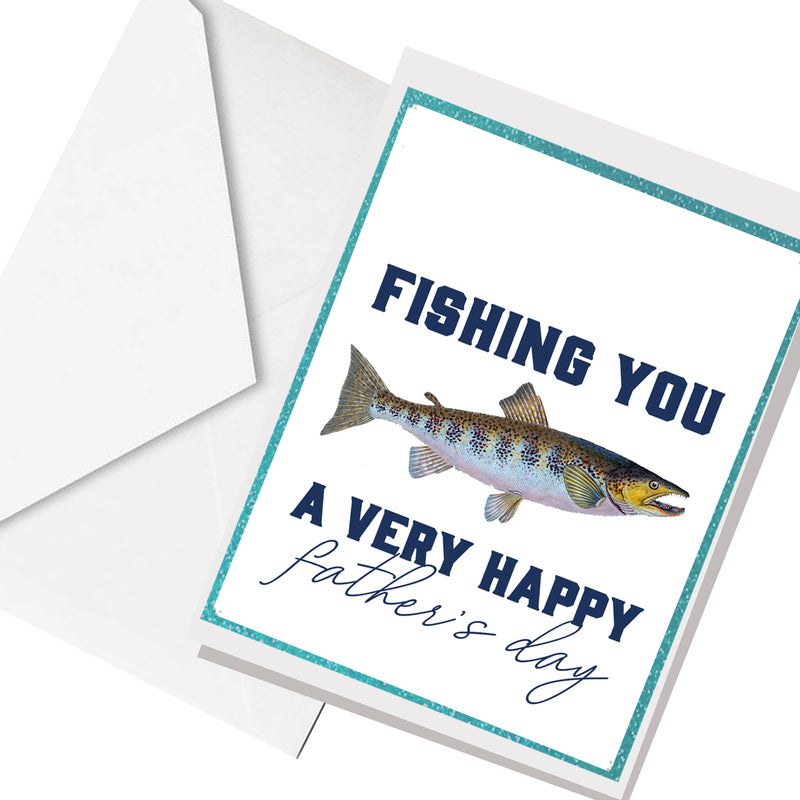 fishing you ... greeting card