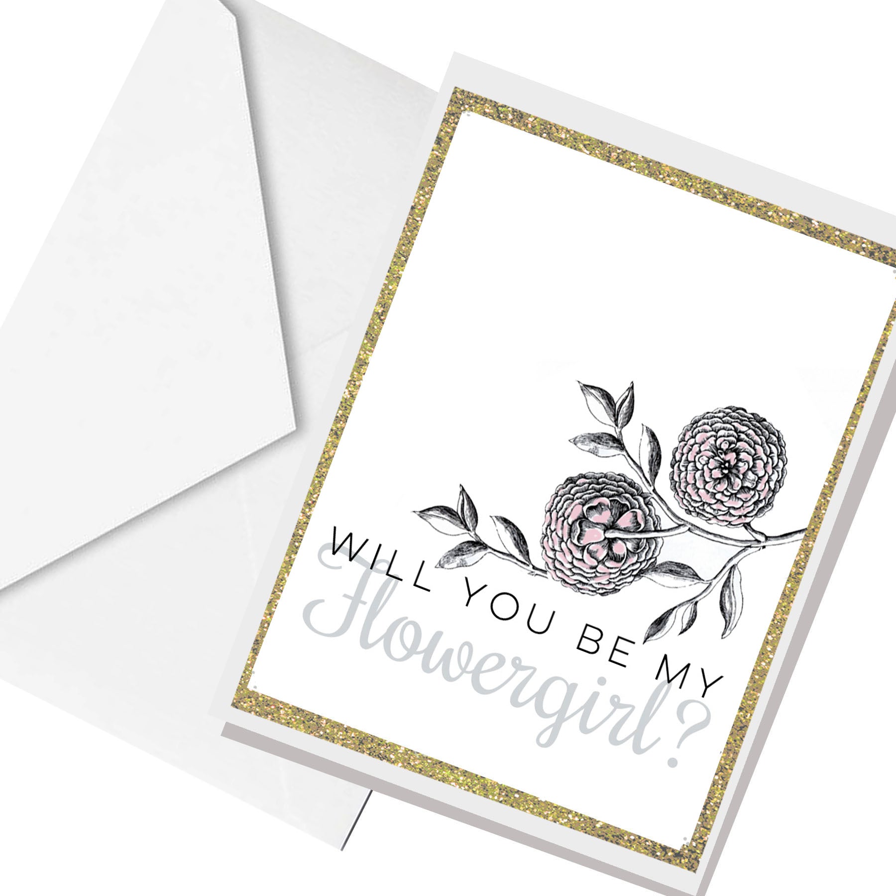 flower girl ... greeting card