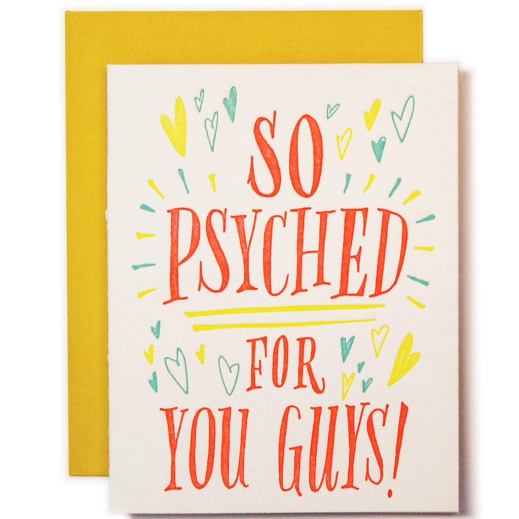 psyched : greeting card