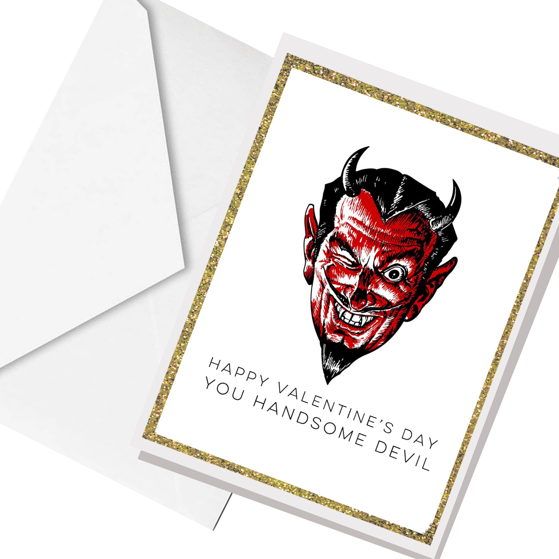 handsome devil... greeting card