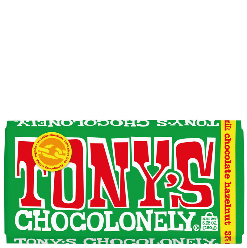 milk hazelnut: Tony's Chocolonely