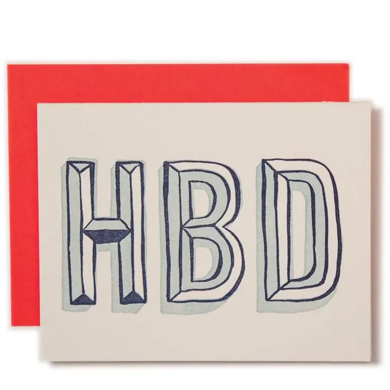 HBD : greeting card