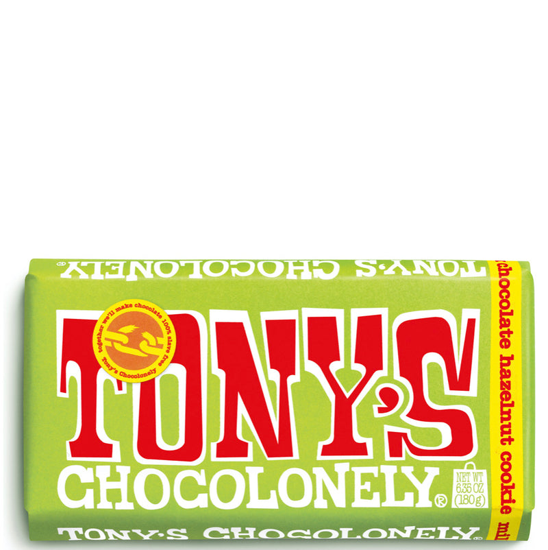hazelnut cookie: Tony's Chocolonely
