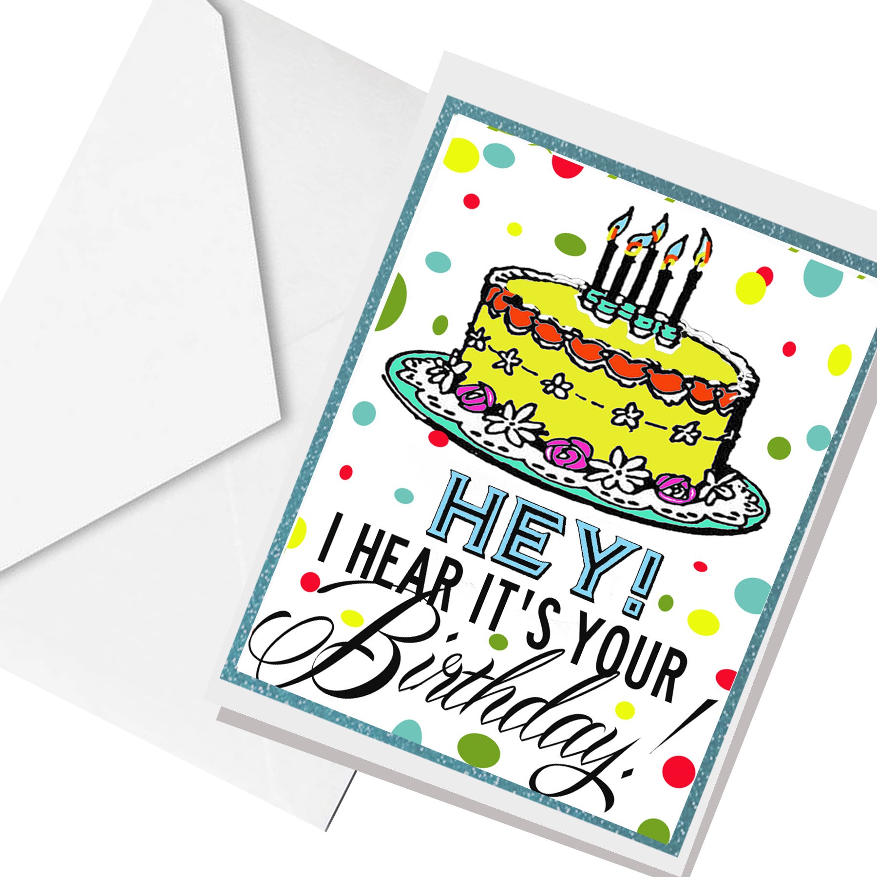 hey! ... greeting card